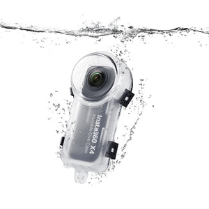 غلاف الغوص Invisible Dive Case لكاميرا Insta360 X4 لتصوير فيديو 360 درجة تحت الماء