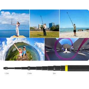 Insta360 Enhanced Extended Edition Invisible Selfie Stick – view 5