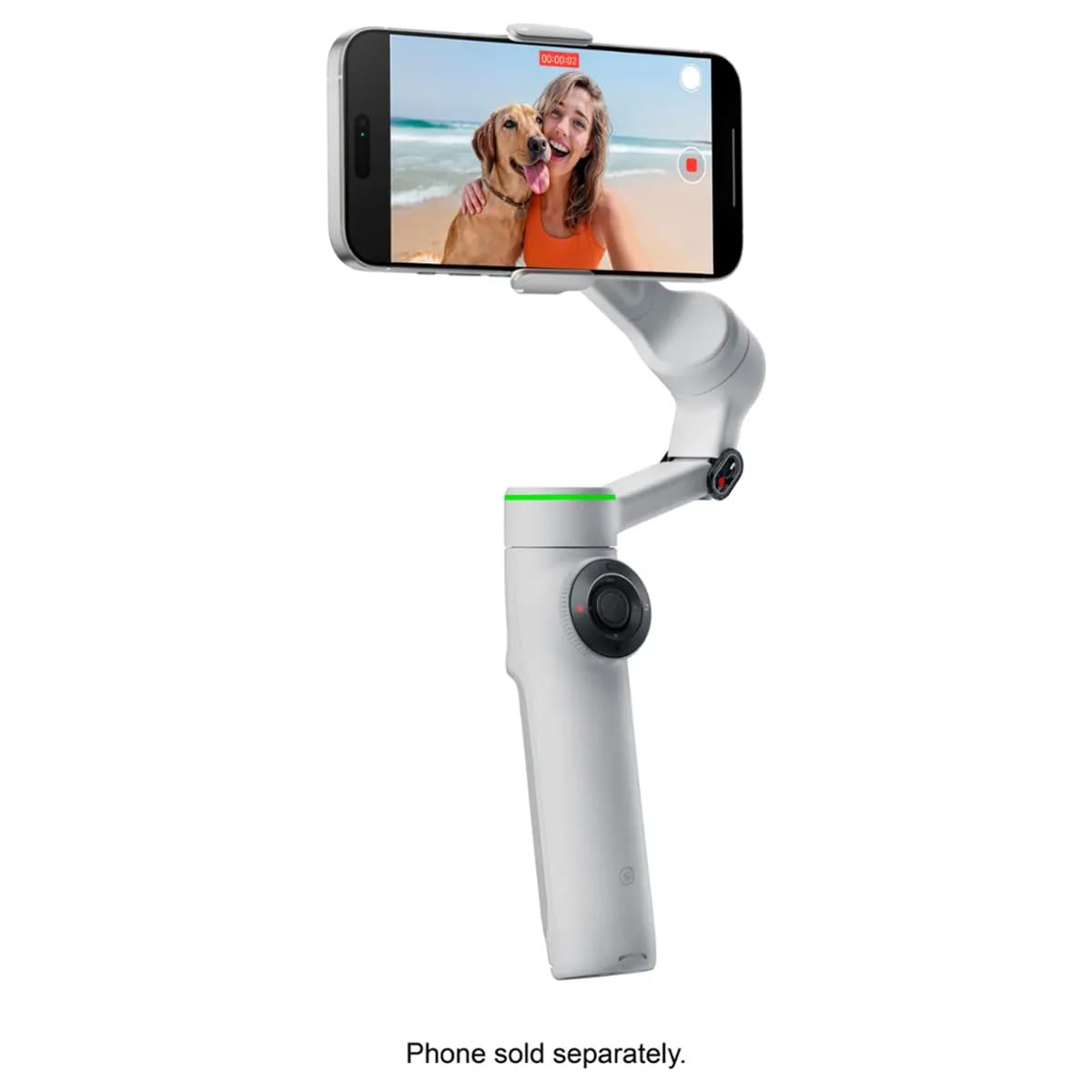 Insta360 Handheld Gimbals Flow 2 Pro Ai Tracker Bundle Stone Gray