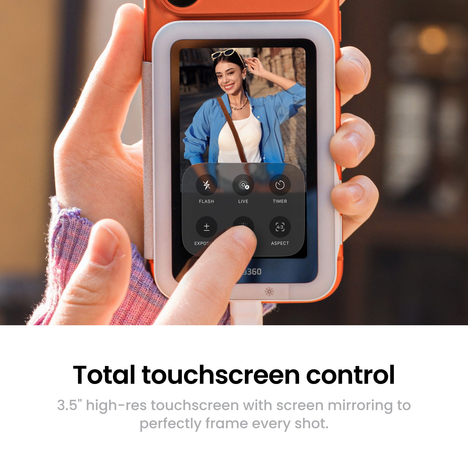 Insta360 Snap ライト付きセルフィースクリーン Insta360 Snap with Light | Magnetic Selfie Screen with LED Light