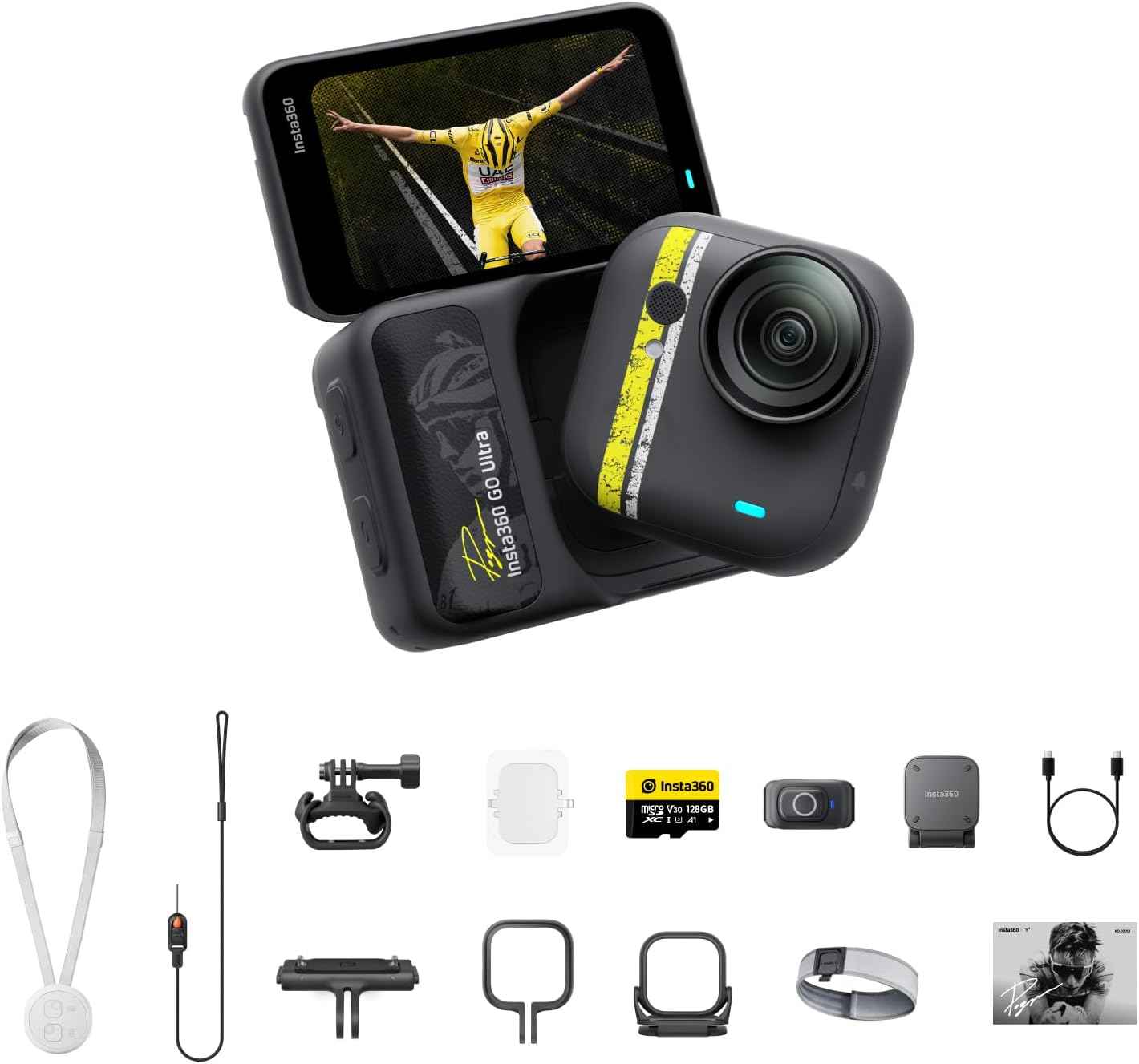 Insta360 GO Ultra Tadej Pogacar Edition Cycling Bundle