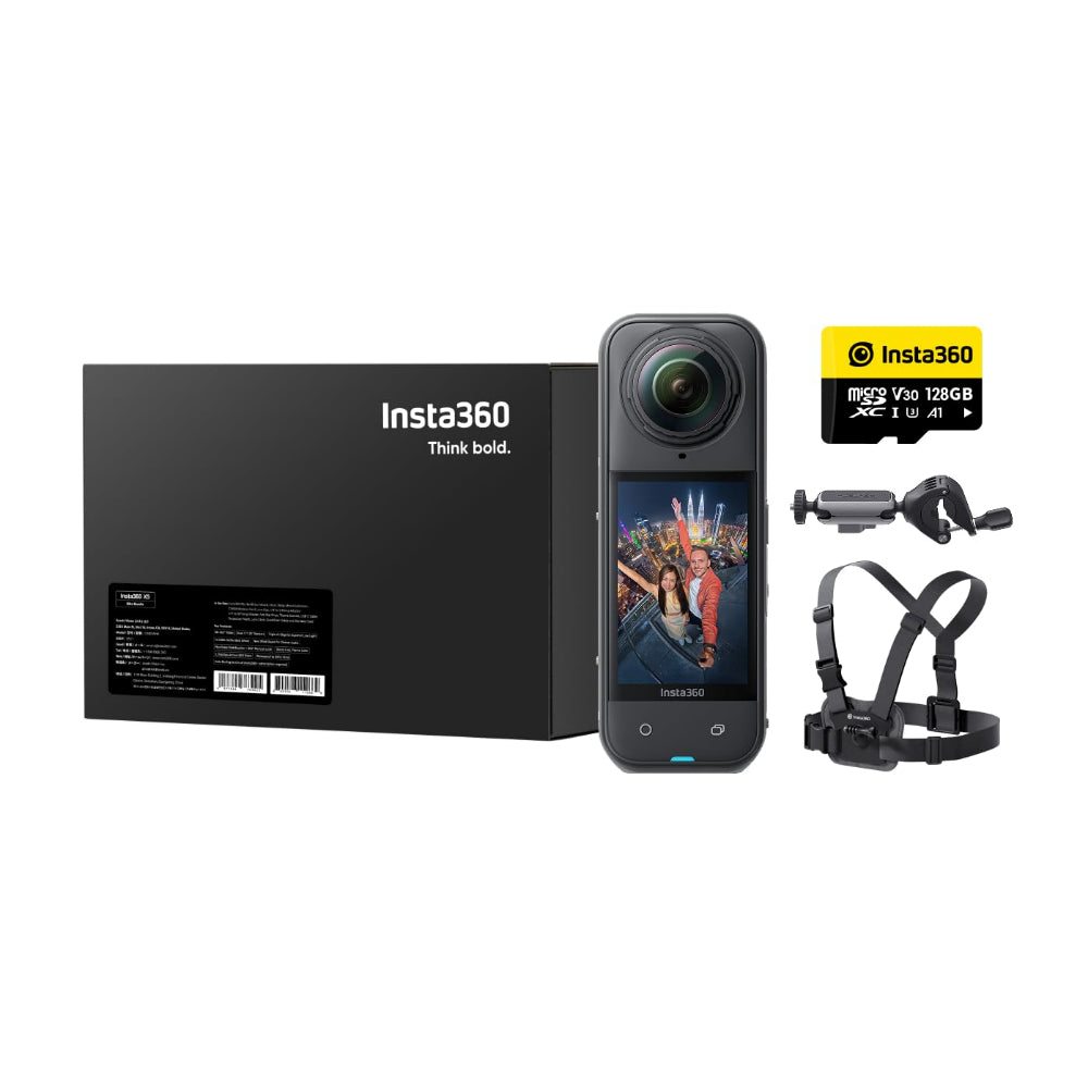 Insta360 X5 Cycling Bundle|X5 Camera + Handlebar Mount + Mount Insta360 X5 Cycling Bundle|X5 Camera + Handlebar Mount + Mount