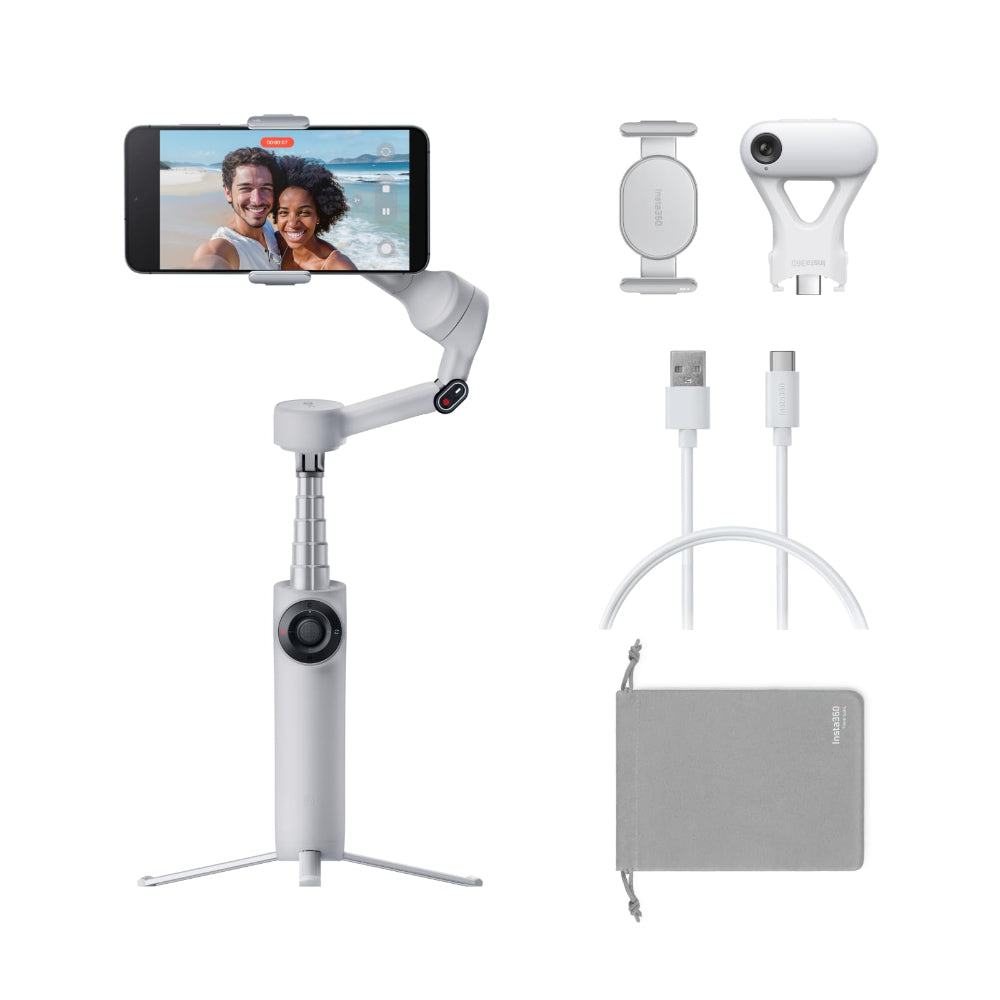 Insta360 Handheld Gimbals Flow 2 Ai Tracker Bundle